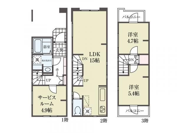 新築一戸建て葛飾区高砂８丁目 新築一戸建て／全３棟東京都葛飾区高砂８丁目京成本線京成高砂駅4980万円
