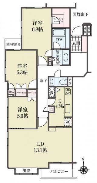 中古マンションパーク・ハイム石神井東京都練馬区下石神井５丁目西武新宿線上井草駅4920万円