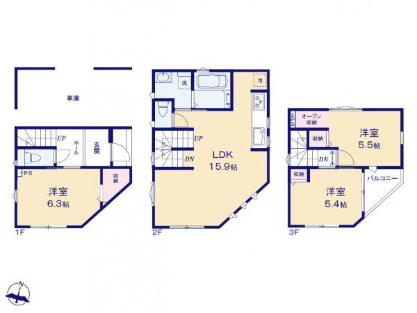 新築一戸建て足立区大谷田５丁目 新築一戸建て／全２棟東京都足立区大谷田５丁目千代田線北綾瀬駅4680万円～4780万円