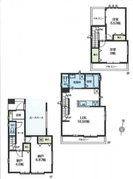 新築一戸建て足立区六月１丁目 新築一戸建て／全２棟東京都足立区六月１丁目東武伊勢崎線竹ノ塚駅5290万円～5790万円