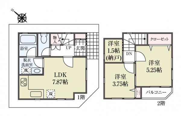 新築一戸建て江戸川区東小岩１丁目 新築一戸建て東京都江戸川区東小岩１丁目JR中央・総武線小岩駅3880万円