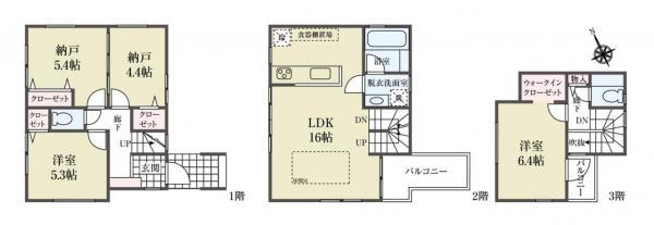 新築一戸建て市川市新井２丁目 新築一戸建て／全４棟千葉県市川市新井２丁目東西線南行徳駅5680万円～6180万円