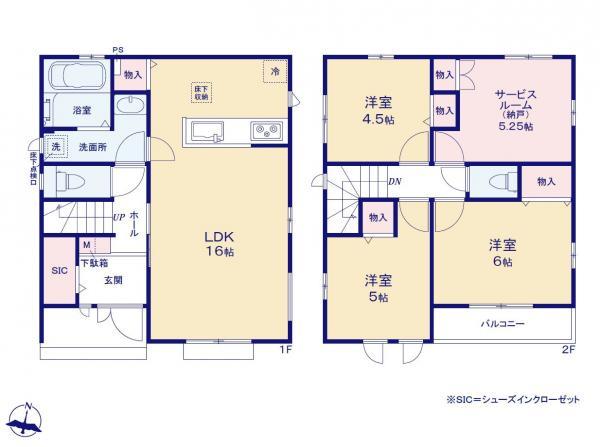新築一戸建て足立区古千谷本町２丁目 新築一戸建て／全５棟東京都足立区古千谷本町２丁目日暮里・舎人ライナー舎人駅4590万円～5490万円