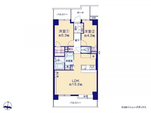 中古マンションディアハイム赤羽東京都北区赤羽北１丁目JR埼京線北赤羽駅3699万円