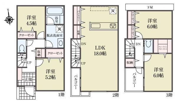 土地江戸川区西小松川町 売地／建築条件付き／全２区画東京都江戸川区西小松川町都営新宿線船堀駅3575万円～3930万円