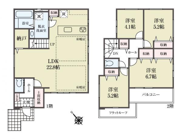 新築一戸建て市川市大和田５丁目 新築一戸建て千葉県市川市大和田５丁目JR中央・総武線本八幡駅6199万円