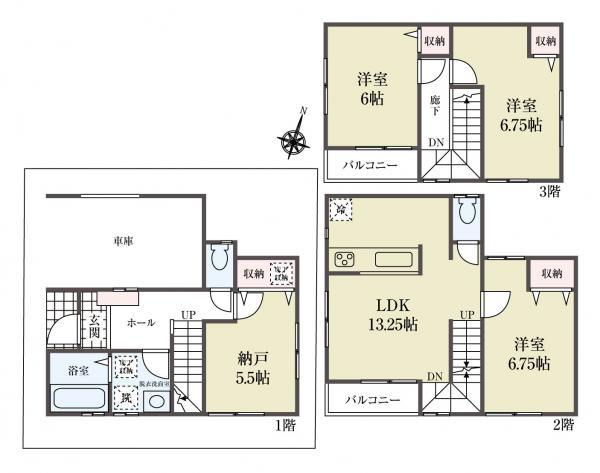 中古一戸建て江戸川区鹿骨２丁目 中古一戸建て東京都江戸川区鹿骨２丁目都営新宿線篠崎駅4990万円