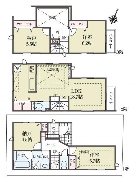 新築一戸建て市川市高谷２丁目 新築一戸建て千葉県市川市高谷２丁目東西線原木中山駅4980万円