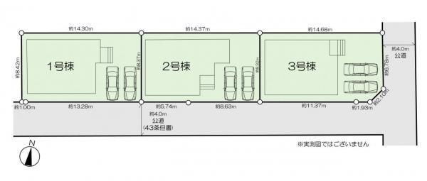 新築一戸建て市川市宮久保３丁目 新築一戸建て／全３棟千葉県市川市宮久保３丁目京成本線京成八幡駅4990万円～5090万円