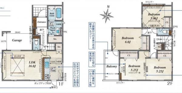 新築一戸建て草加市新里町 新築一戸建て／全３棟埼玉県草加市新里町日暮里・舎人ライナー見沼代親水公園駅4290万円～4990万円