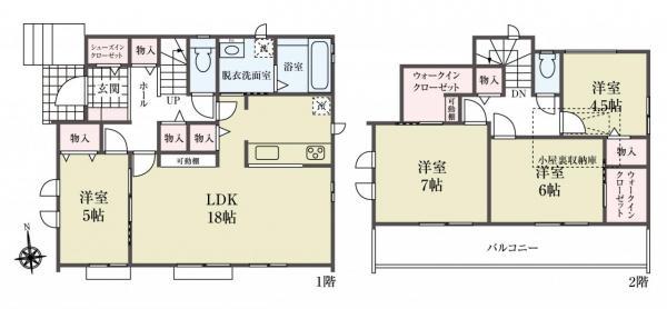 新築一戸建て松戸市栗山 新築一戸建て／全４棟千葉県松戸市栗山北総鉄道矢切駅4690万円