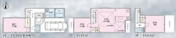 新築一戸建て足立区青井３丁目 新築一戸建て／全２棟東京都足立区青井３丁目つくばエクスプレス青井駅5980万円