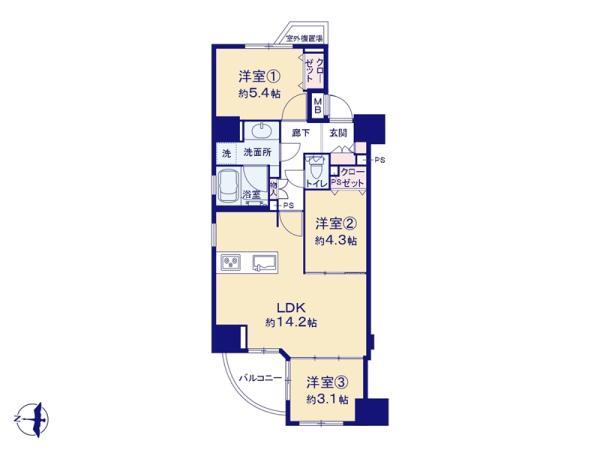 中古マンションレジデンシャルステートタワー南千住東京都荒川区南千住３丁目日比谷線南千住駅6980万円
