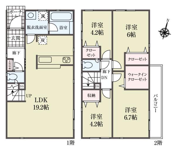 新築一戸建て市川市宮久保３丁目 新築一戸建て／全４棟千葉県市川市宮久保３丁目JR中央・総武線本八幡駅4388万円