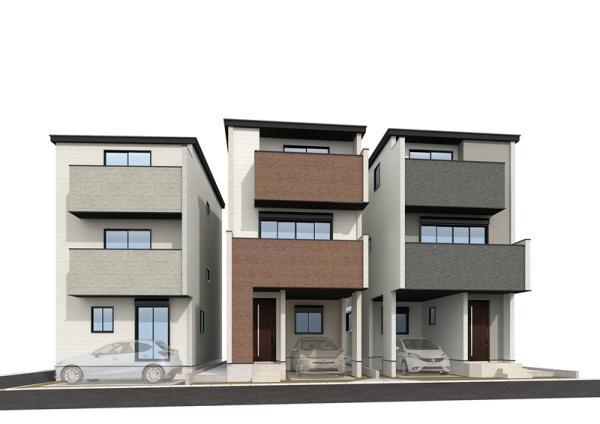新築一戸建て足立区本木南町 新築一戸建て／全３棟東京都足立区本木南町日暮里・舎人ライナー扇大橋駅4998万円～5398万円