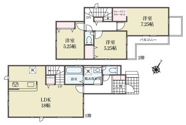 新築一戸建て市川市香取１丁目 新築一戸建て／全３棟千葉県市川市香取１丁目東西線行徳駅5790万円～6390万円