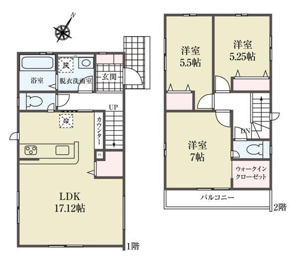新築一戸建て市川市香取１丁目 新築一戸建て／全３棟千葉県市川市香取１丁目東西線行徳駅5790万円～6390万円