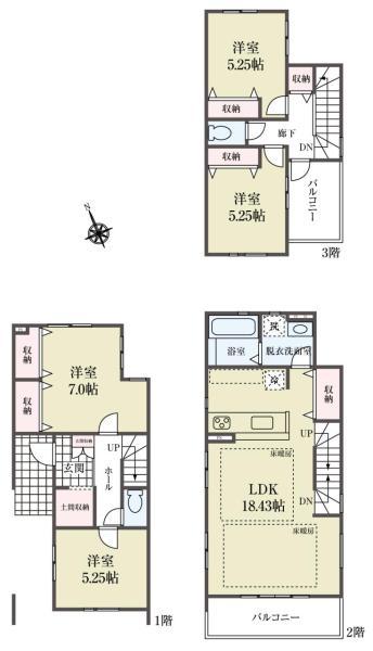 新築一戸建て川口市芝西２丁目 新築一戸建て／全２棟埼玉県川口市芝西２丁目JR京浜東北線蕨駅4798万円