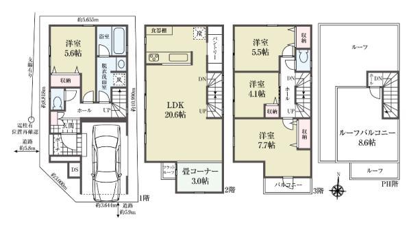土地江東区扇橋３丁目 売地／建築条件なし東京都江東区扇橋３丁目半蔵門線住吉駅7680万円
