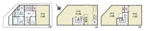 新築一戸建て江東区亀戸９丁目 新築一戸建て東京都江東区亀戸９丁目東武亀戸線亀戸水神駅4480万円