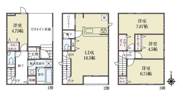 新築一戸建て足立区江北４丁目 新築一戸建て東京都足立区江北４丁目日暮里・舎人ライナー江北駅5880万円