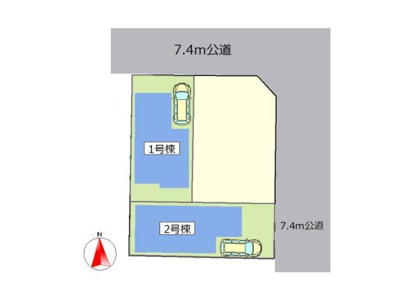 新築一戸建て足立区西伊興１丁目 新築一戸建て／全２棟東京都足立区西伊興１丁目日暮里・舎人ライナー谷在家駅5180万円～5280万円