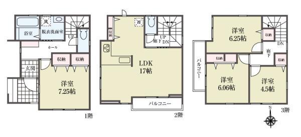 新築一戸建て足立区小台２丁目 新築一戸建て／全２棟東京都足立区小台２丁目都電荒川線小台駅3690万円～3990万円