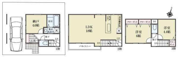 新築一戸建て足立区神明１丁目 新築一戸建て東京都足立区神明１丁目つくばエクスプレス六町駅4580万円