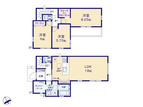 新築一戸建て市川市宮久保６丁目 新築一戸建て千葉県市川市宮久保６丁目JR中央・総武線本八幡駅3199万円