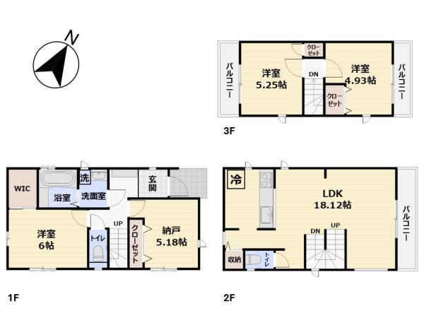新築一戸建て市川市入船 新築一戸建て／全３棟千葉県市川市入船東西線行徳駅5790万円～6290万円