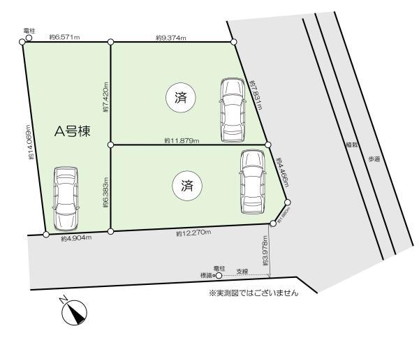 土地江戸川区篠崎町４丁目 売地／建築条件付き／全３区画東京都江戸川区篠崎町４丁目都営新宿線篠崎駅4486万円