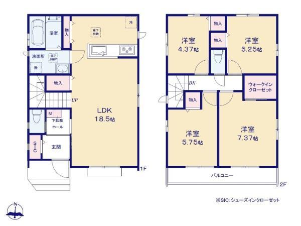 新築一戸建て足立区東保木間2丁目 新築一戸建て東京都足立区東保木間２丁目つくばエクスプレス六町駅5890万円