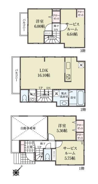 新築一戸建て市川市福栄１丁目 新築一戸建て／全６棟千葉県市川市福栄１丁目東西線南行徳駅5480万円～6180万円