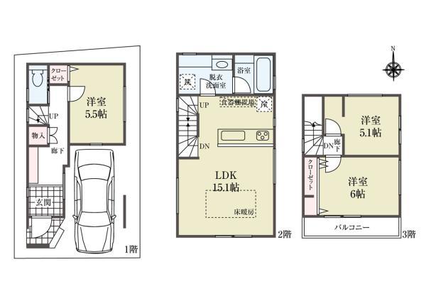 新築一戸建て葛飾区西新小岩５丁目 新築一戸建て東京都葛飾区西新小岩５丁目JR総武本線新小岩駅6180万円