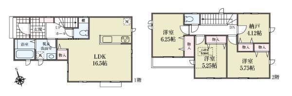 土地足立区古千谷本町１丁目 売地／建築条件付き東京都足立区古千谷本町１丁目日暮里・舎人ライナー舎人駅3490万円