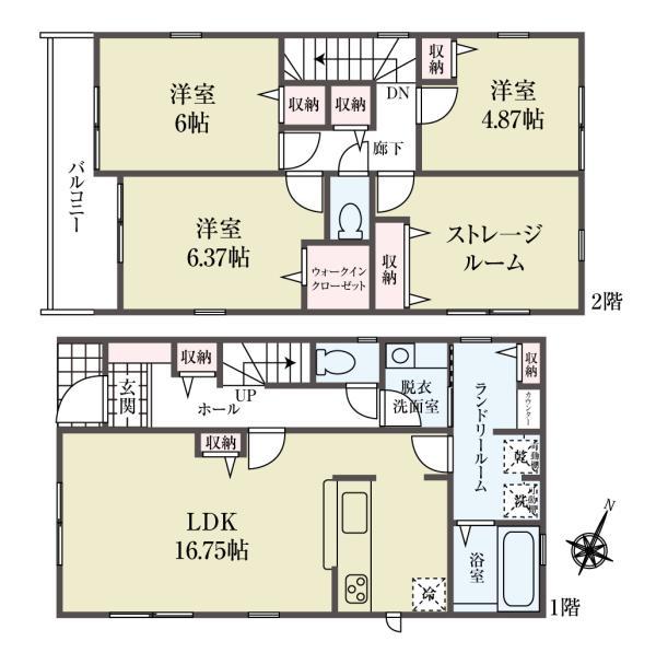 新築一戸建て足立区南花畑４丁目 新築一戸建て／全３棟東京都足立区南花畑４丁目つくばエクスプレス六町駅5990万円～6190万円