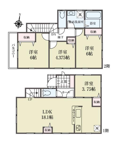新築一戸建て足立区東伊興１丁目 新築一戸建て東京都足立区東伊興１丁目東武伊勢崎線竹ノ塚駅4780万円
