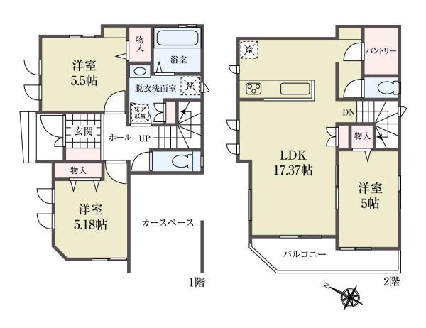 新築一戸建て江戸川区江戸川４丁目 新築一戸建て／全６棟東京都江戸川区江戸川４丁目都営新宿線一之江駅6290万円～6590万円