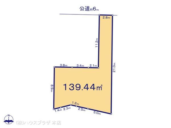 土地川口市峯(77ー5)埼玉県川口市大字峯東武伊勢崎線草加駅1980万円