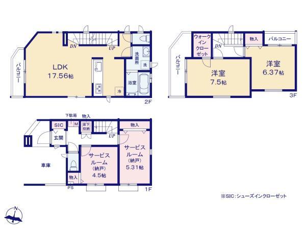 新築一戸建て足立区東和３丁目 新築一戸建て／全２棟東京都足立区東和３丁目千代田線北綾瀬駅6690万円