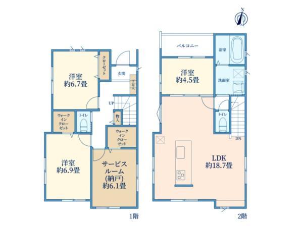 中古一戸建て足立区足立２丁目 中古一戸建て東京都足立区足立２丁目東武伊勢崎線小菅駅5680万円