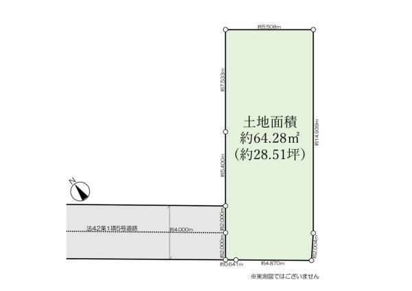 土地葛飾区堀切３丁目 売地／建築条件なし東京都葛飾区堀切３丁目京成本線堀切菖蒲園駅5070万円