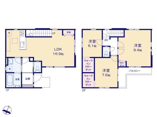 新築一戸建て市川市菅野５丁目 新築一戸建て／全３棟千葉県市川市菅野５丁目京成本線菅野駅5398万円