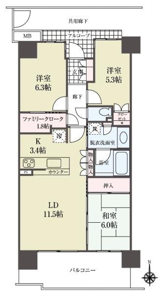 中古マンション東綾瀬公園ハイライズシーズンスクエア東京都足立区東綾瀬３丁目千代田線北綾瀬駅6280万円