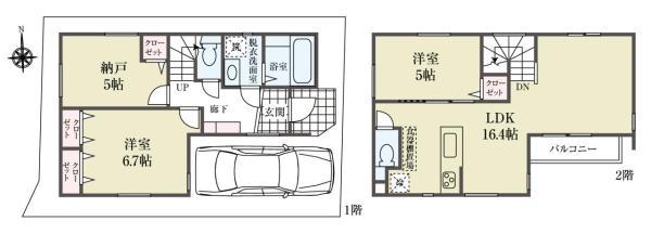 新築一戸建て足立区東伊興２丁目 新築一戸建て東京都足立区東伊興２丁目日暮里・舎人ライナー舎人駅4780万円