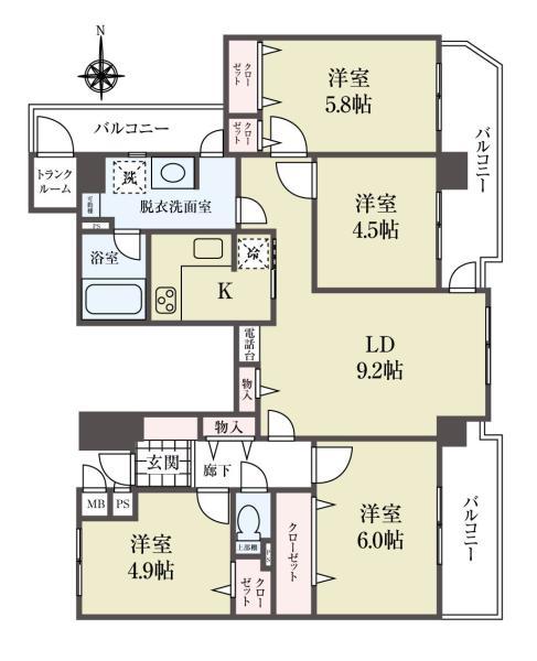 中古マンショングリーンパーク新小岩東京都江戸川区松江２丁目JR総武本線新小岩駅4280万円
