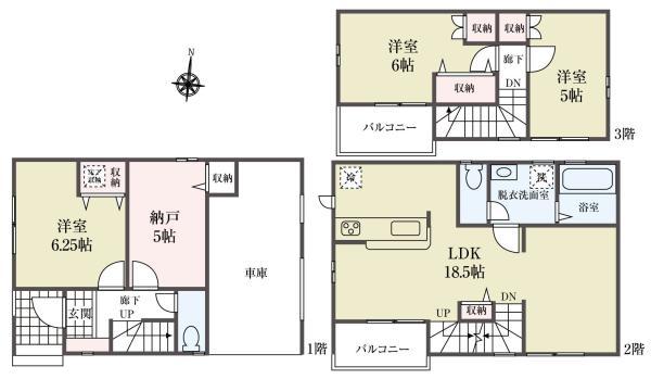 新築一戸建て江戸川区東小岩６丁目 新築一戸建て東京都江戸川区東小岩６丁目JR中央・総武線小岩駅6990万円