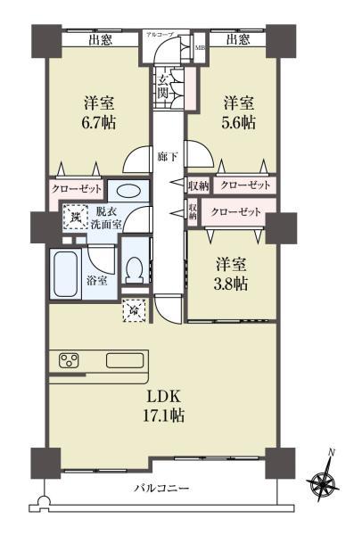 中古マンションビューネタワー平井東京都江戸川区平井３丁目JR中央・総武線平井駅8880万円
