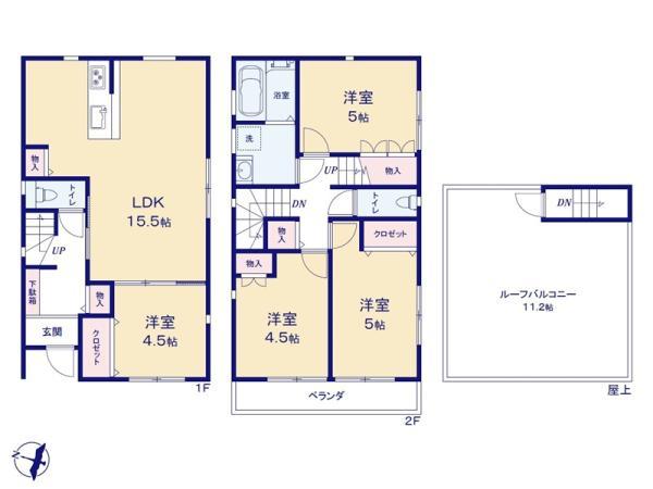 中古一戸建て 足立区六木３丁目 中古一戸建て東京都足立区六木３丁目つくばエクスプレス八潮駅4080万円
