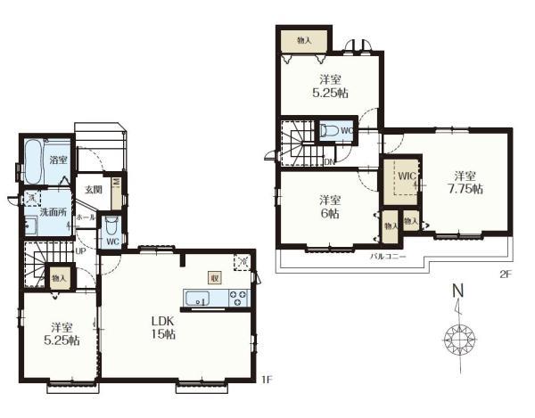 新築一戸建て足立区古千谷本町２丁目 新築一戸建て／全９棟東京都足立区古千谷本町２丁目日暮里・舎人ライナー舎人駅5090万円～5190万円